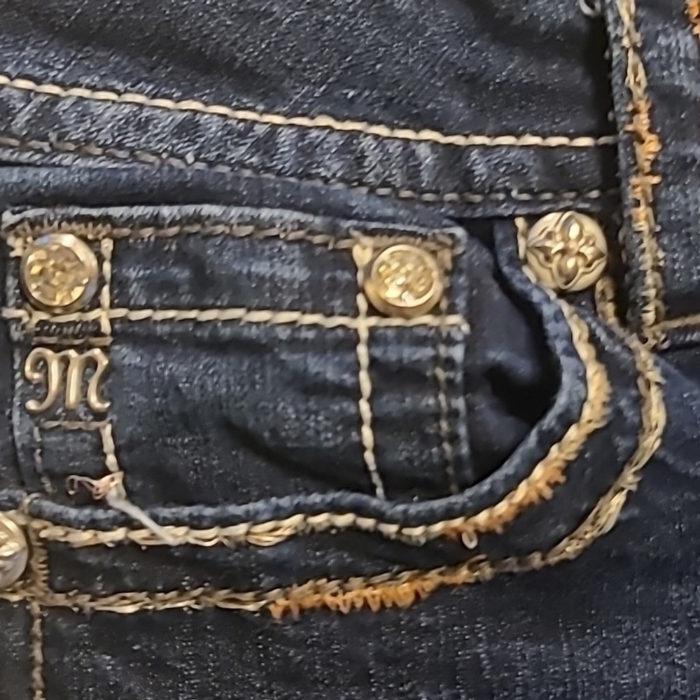 Miss Me jeans dark wash sz. 28"x 30.5" *8"rise. (#1751A) boot cut. - Picture 11 of 16